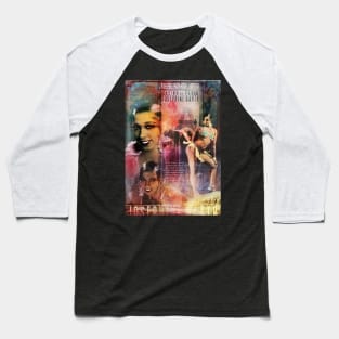 Collage Art Josephine Baker Baseball T-Shirt